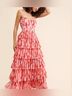 Hutch 100% Polyester Print Pink Cocktail Dress Size 6 - photo 5