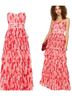 Hutch 100% Polyester Print Pink Cocktail Dress Size 6 - photo 1