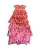 Hutch 100% Polyester Print Pink Cocktail Dress Size 6 - photo 7