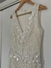 Kathy Hilton 100% Polyester Solid White Cocktail Dress Size 10 - photo 6