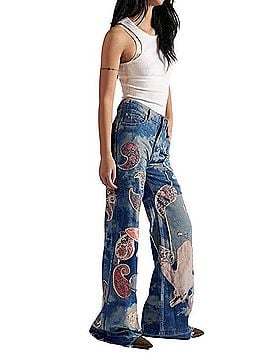 Free People Flying High Patchwork Jeans (view 1)