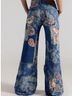 Free People Print Blue Red Jeans Size 27 waist - photo 7