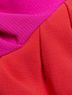 Michael Costello Color Block Orange Pink Red Cocktail Dress Size 10 - photo 7