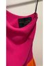 Michael Costello Color Block Orange Pink Red Cocktail Dress Size 10 - photo 9