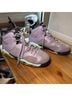 Jordan Purple Green Sneakers Size 5 1/2 - photo 4