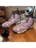 Jordan Purple Green Sneakers Size 5 1/2 - photo 3