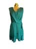 Nine West 100% Polyester Teal Cocktail Dress Size XXL - photo 1