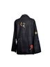 Chico's Design 100% Silk Floral Black Jacket Size M - photo 2