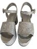 Larroudé Silver Heels Size 8 1/2 - photo 1