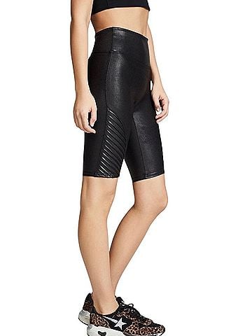 SPANX Don’t Faux Get Faux Leather Shorts (view 2)