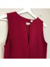 Gap Solid Red Casual Dress Size 4 - photo 5