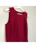 Gap Solid Red Casual Dress Size 4 - photo 4