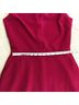 Gap Solid Red Casual Dress Size 4 - photo 13