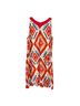 Chico's Print Red Ivory Casual Dress Size L - photo 2