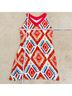 Chico's Print Red Ivory Casual Dress Size L - photo 7