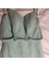 Bill Levkoff 100% Polyester 100% Polyester Solid Green Cocktail Dress Size 8 - photo 8