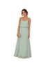 Bill Levkoff 100% Polyester 100% Polyester Solid Green Cocktail Dress Size 8 - photo 1