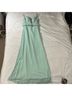 Bill Levkoff 100% Polyester 100% Polyester Solid Green Cocktail Dress Size 8 - photo 6
