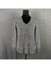 Eileen Fisher 100% Cotton Black White Pullover Sweater Size L - photo 4