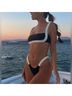 Amazon Basics Color Block Multi Color Swimsuit Bottoms Size S - photo 7