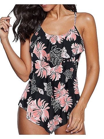 Amazon Basics Athletic One Piece One Piece Swimsuit (view 1)