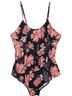 Amazon Basics Floral Multi Color One Piece Swimsuit Size 10 - photo 2