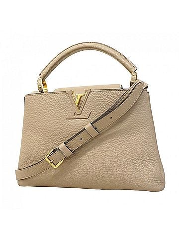 Louis Vuitton Louis Vuitton handbag, Taurillon leather, Capucines BB M24736, Galet 2-way bag for women. (view 1)