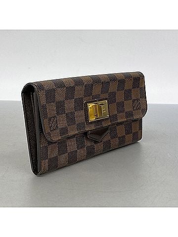 Louis Vuitton Louis Vuitton Damier Portefeuille Roseberry Long Wallet N63017 Ebene Women's (view 2)