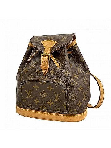 Louis Vuitton Louis Vuitton Monogram Mini Montsouris Backpack M51137 Brown Women's (view 1)
