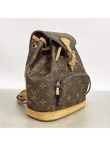 Louis Vuitton Louis Vuitton Monogram Mini Montsouris Backpack M51137 Brown Women's (view 2)
