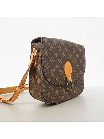 Louis Vuitton Louis Vuitton Monogram Saint Cloud GM Shoulder Bag M51242 Brown Women's (view 2)