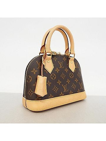 Louis Vuitton Louis Vuitton Alma BB Monogram Handbag M46990 Brown 2-way bag for women (view 2)