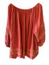 Chloe Oliver Red Blouse Size L - photo 2