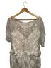 Jenny Packham 100% Polyester Solid White Cocktail Dress Size 8 - photo 4