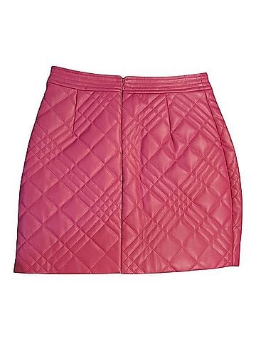 Milly Hailey Faux Leather Skirt (view 2)