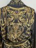 Camilla 100% Silk Damask Gold Jacket Size L - photo 9