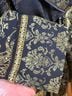 Camilla 100% Silk Damask Gold Jacket Size L - photo 8