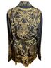 Camilla 100% Silk Damask Gold Jacket Size L - photo 2