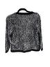 Michael Simon 100% Nylon Solid Black Silver Jacket Size L (petite) - photo 2