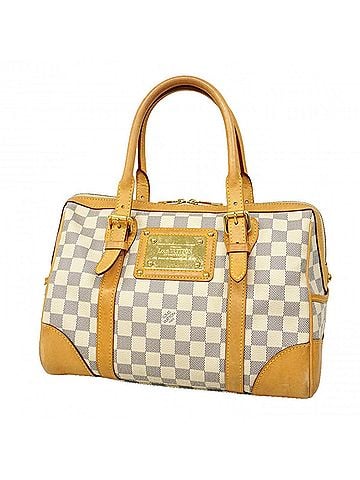 Louis Vuitton Louis Vuitton Damier Azur Berkeley Handbag N52001 White Women's (view 1)