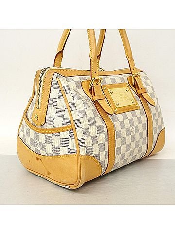 Louis Vuitton Louis Vuitton Damier Azur Berkeley Handbag N52001 White Women's (view 2)
