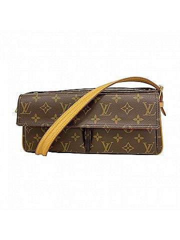 Louis Vuitton Louis Vuitton Monogram Vivacite MM Shoulder Bag M51164 Brown Women's (view 1)