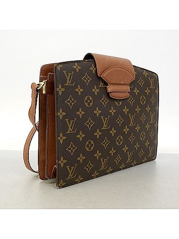 Louis Vuitton Louis Vuitton Monogram Curcelles Shoulder Bag M51375 Brown Women's (view 2)