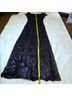 REVELRY 100% Polyester Solid Blue Cocktail Dress Size 8 - photo 5