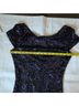 REVELRY 100% Polyester Solid Blue Cocktail Dress Size 8 - photo 4