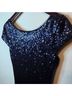REVELRY 100% Polyester Solid Blue Cocktail Dress Size 8 - photo 10