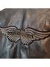 Harley Davidson 100% Leather 100% Cotton 100% Polyester Color Block Black Tan Leather Jacket Size M - photo 5