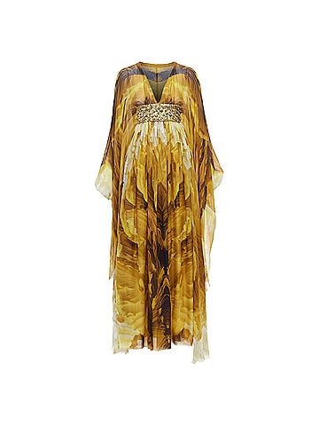 Alexander McQueen Alexander Mcqueen Embellished Kaftan Dress (view 1)