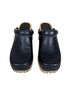 Mia 100% Leather Black Mule/Clog Size 7 - photo 4