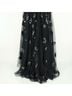 Alberto Makali 100% Polyester Black Silver Cocktail Dress Size 6 - photo 5